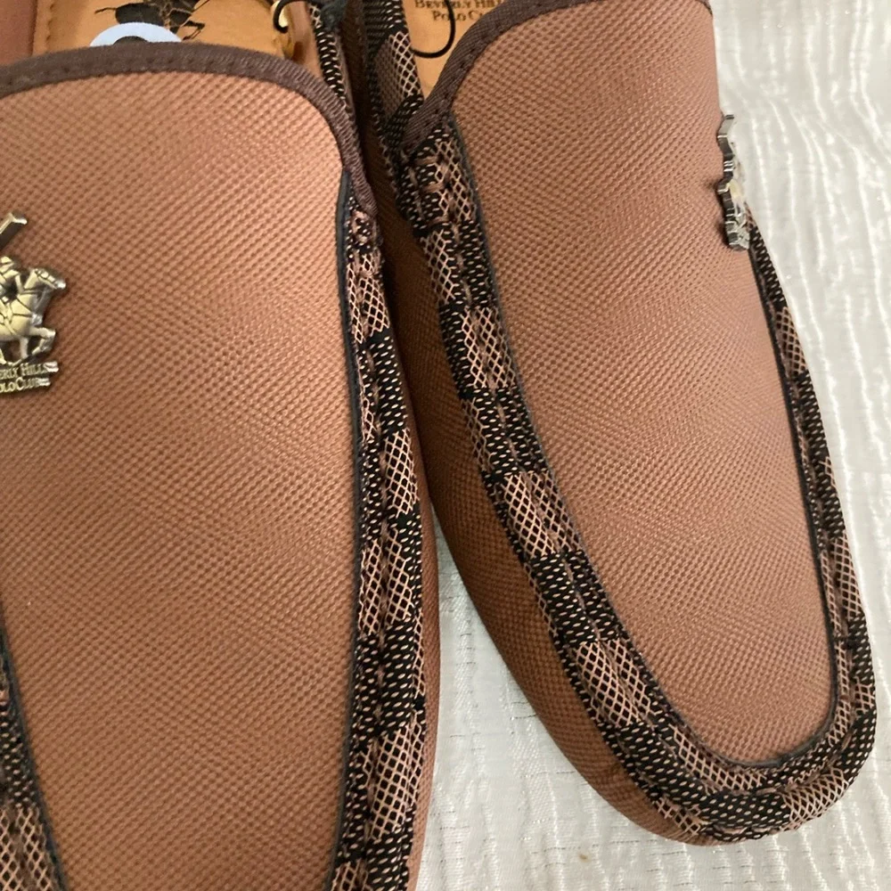 Beverly Hills Polo Club Men’s Loafers Brown Size 9 NWT